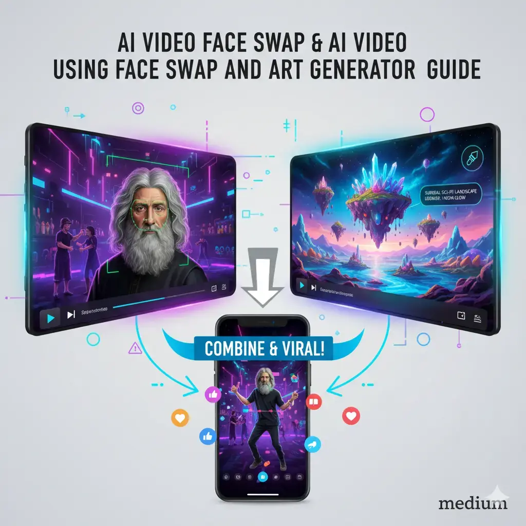 How to Create a Viral AI Video A Guide to Face Swap & AI Art Generators
